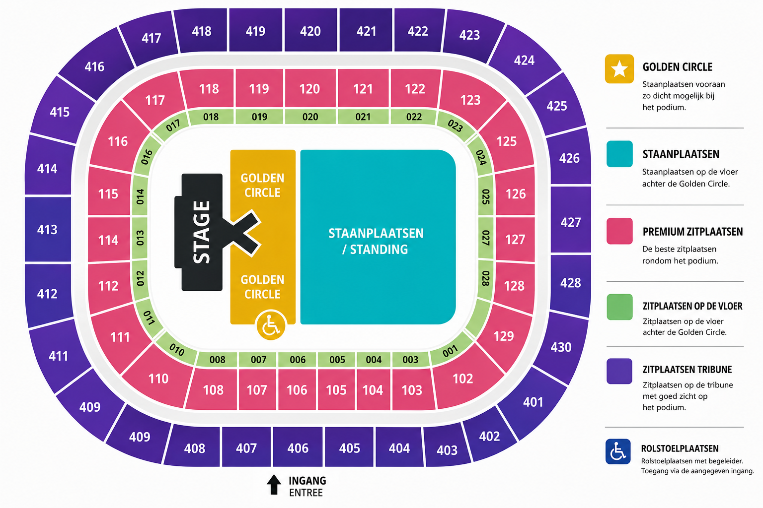 Plattegrond Johan Cruijff ArenA